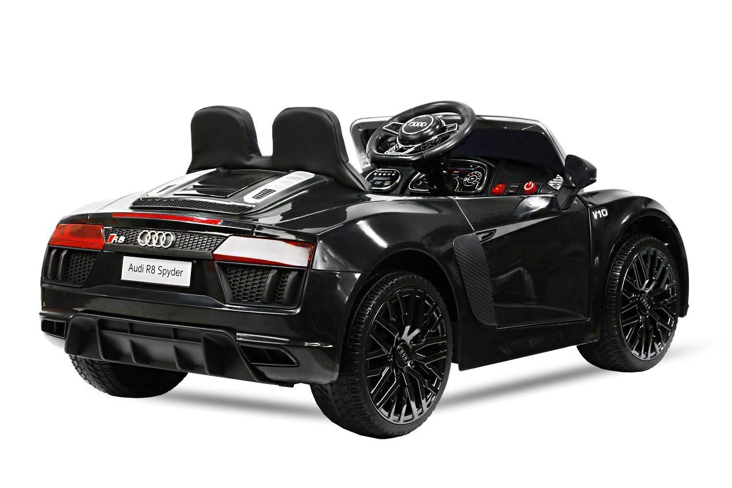Loja de Brinquedos - Carro Elétrico Infantil Audi R8 Spyder, 12V (2 lugares), capacidade de peso de 35 kg