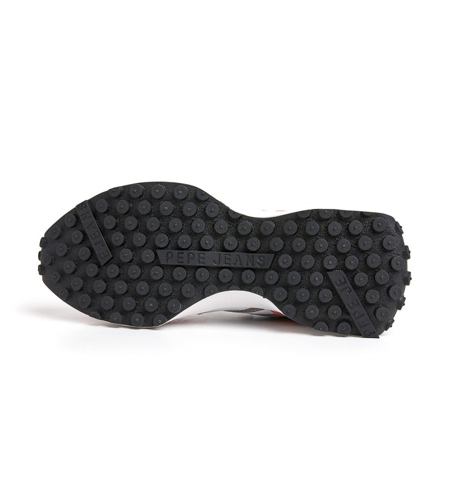 Tênis Pepe Jeans Lucky Grand de couro cinza