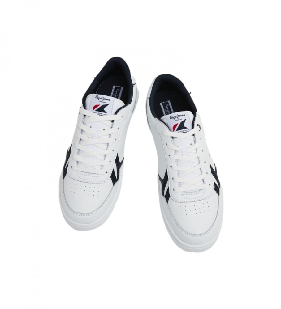 Tênis Pepe Jeans Kore Britt M de couro branco