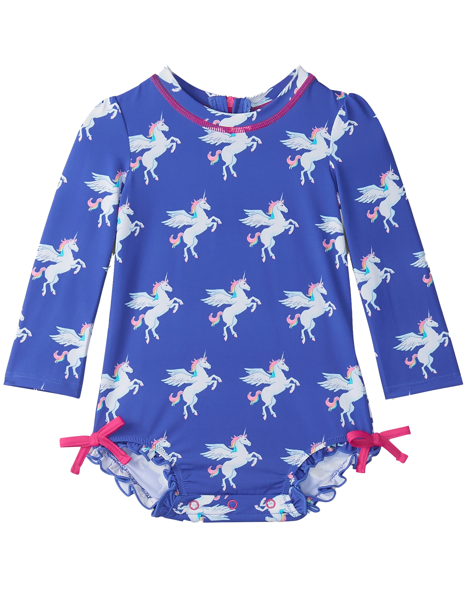 Langarm-Badeanzug PEGASUS in blau