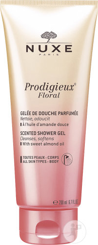 Nuxe Prodigieux Floral Gelée De Douche Parfumée À L'Huile D'Amande Douce Toutes Peaux Tube 200ml