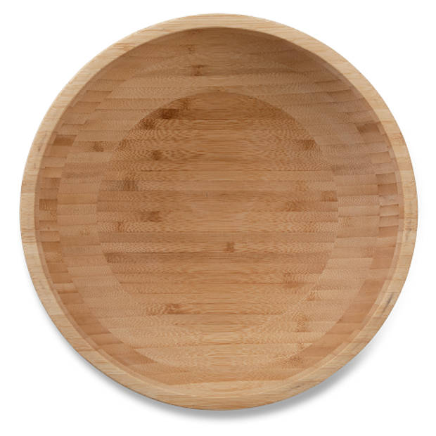 Blokker schaal bamboe - ø 25 cm