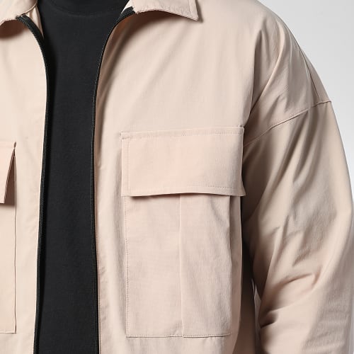 Ensemble Veste Zippée Et Pantalon Cargo 10701336 Beige