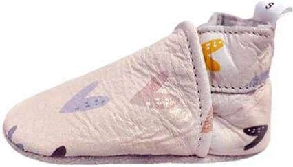Babysteps Boho Hearts leren babyslofjes met hartjes roze Meisjes Leer Hartjes 20 21