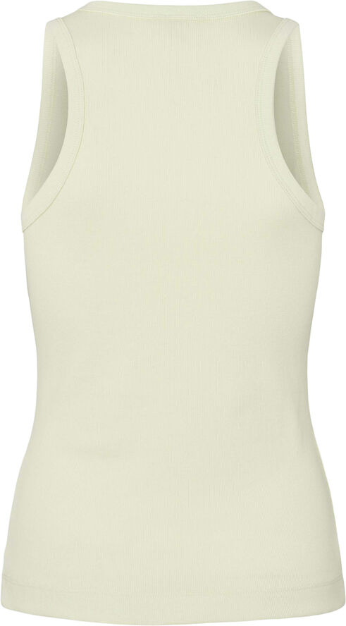esmé studios ESBlossom Racerback Rib Tank Lime cream