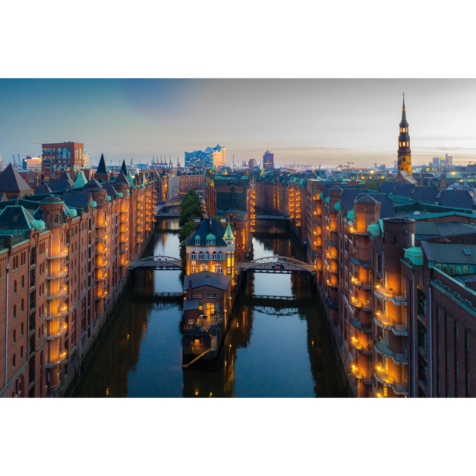Keilrahmenbild HAMBURG - 118x78 cm