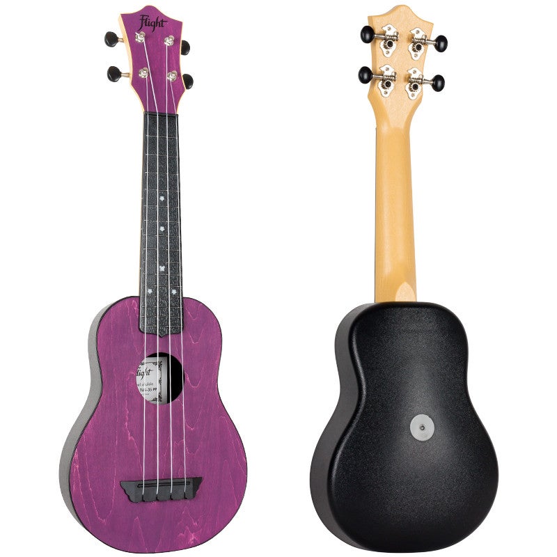 Flight Travel Series TUS35 Purple sopraan ukelele met gigbag