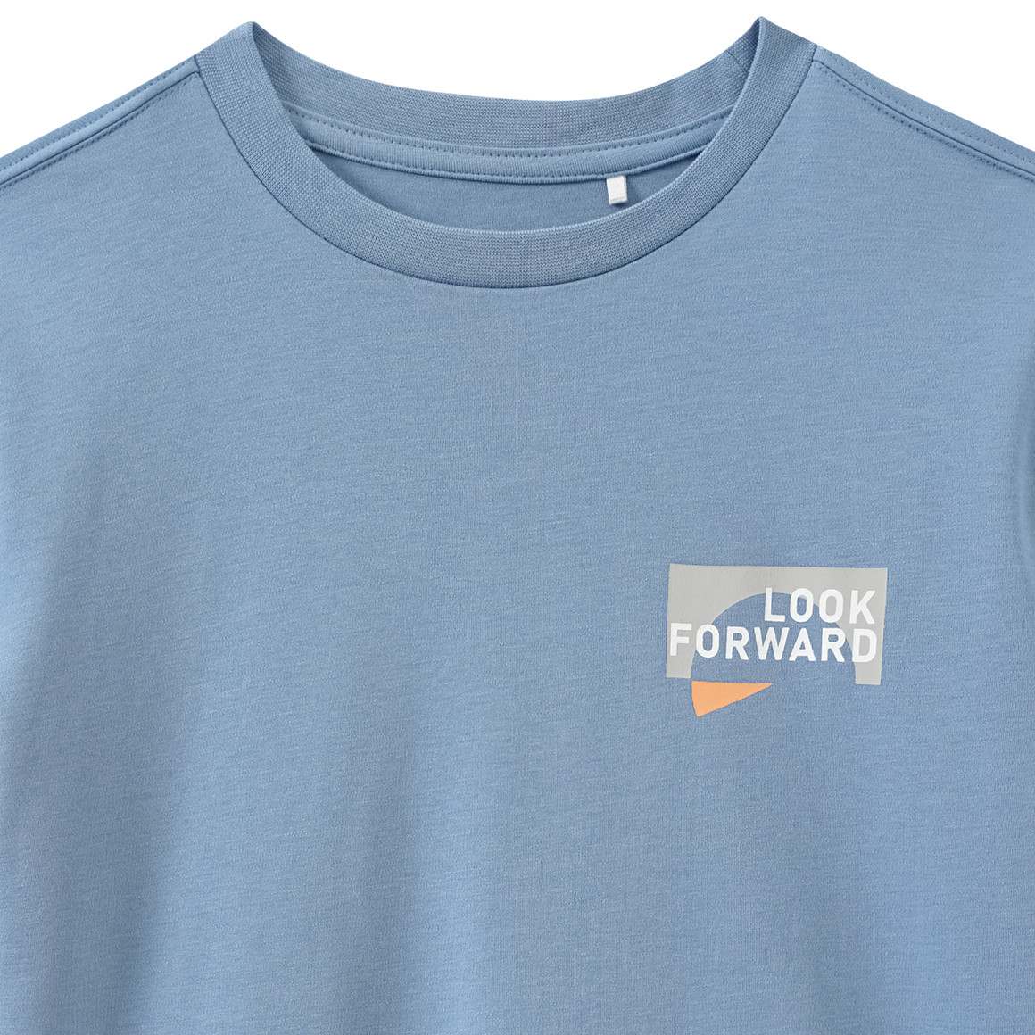 Yigga Jungen T-Shirt mit Rücken-Print blau