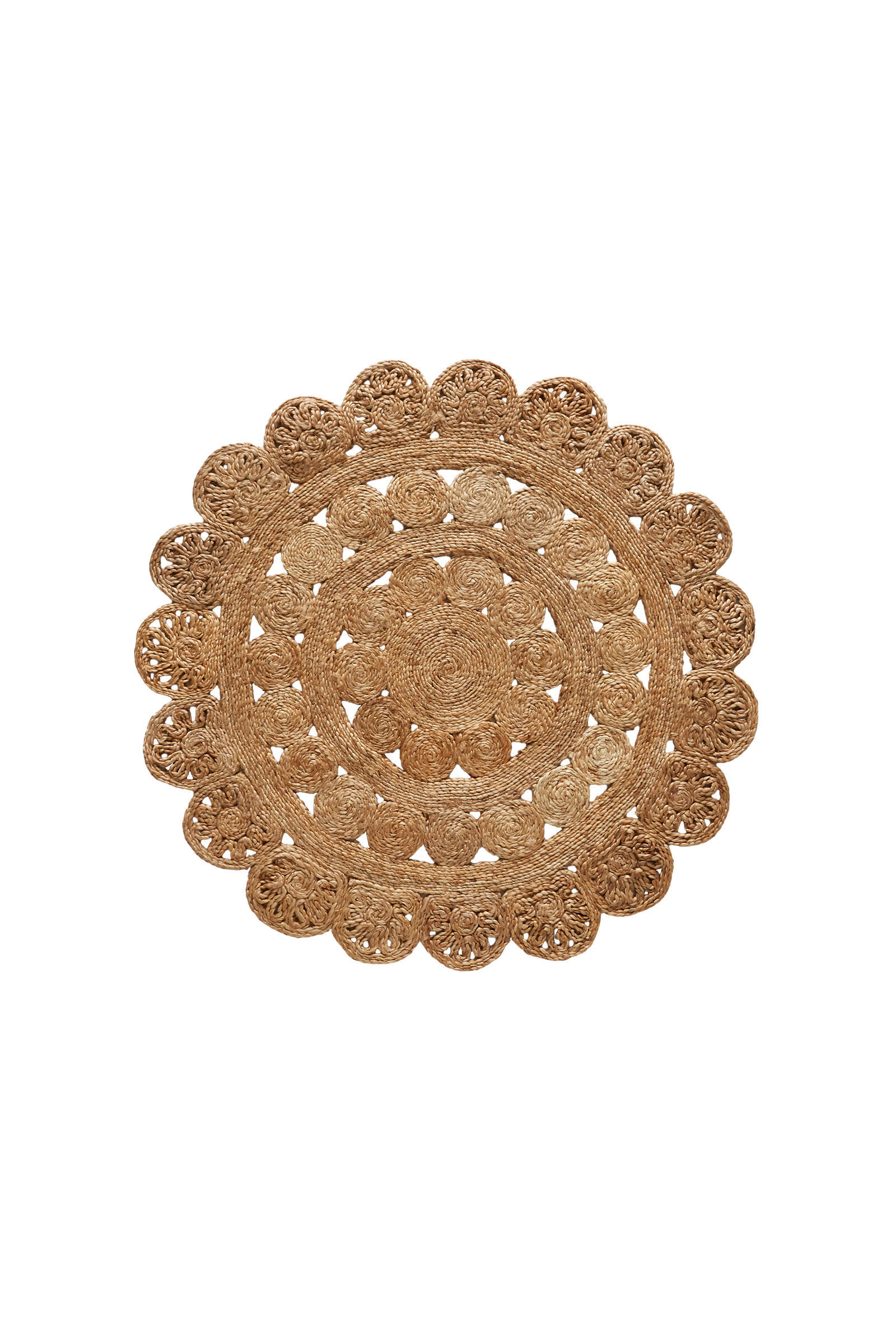 NOUS Living jute vloerkleed (Ø120 cm)