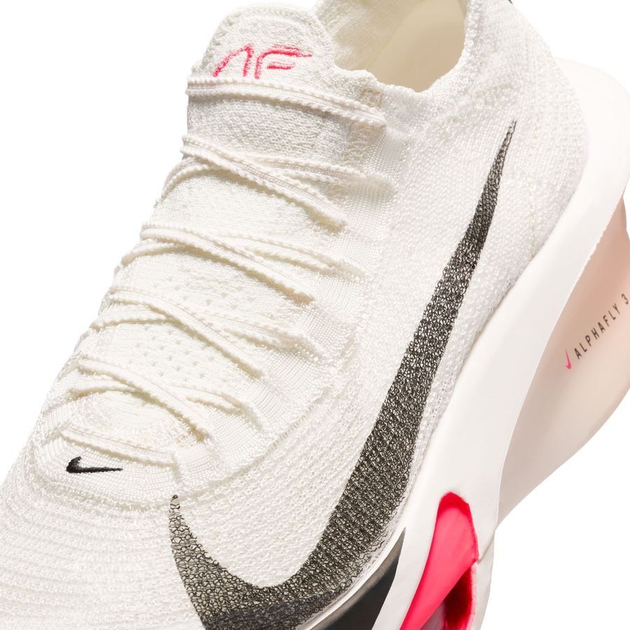 Nike Chaussures de Running Alphafly 3 - Blanc Cassé/Noir/Rouge foncé
