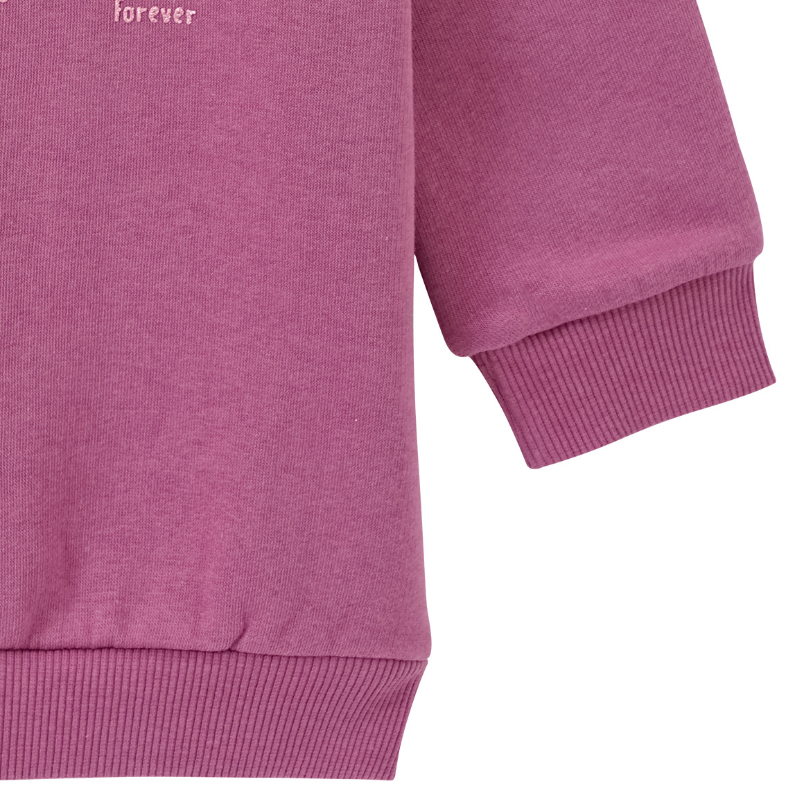 Topomini Baby Sweatshirt mit Ballerina-Print lila