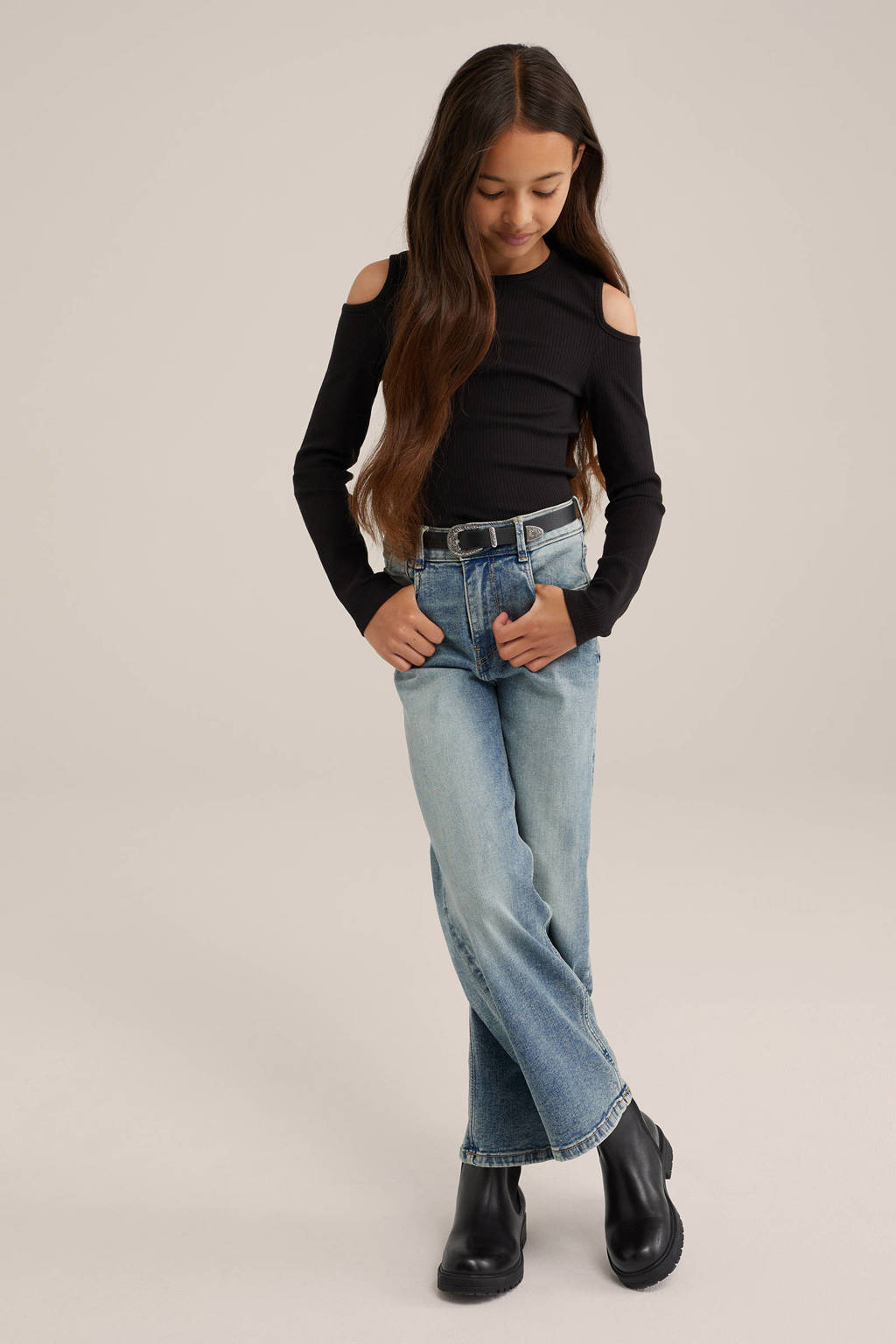 WE Fashion top zwart
