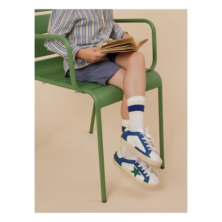 Bonpoint Bonpoint x Golden Goose - Baskets à Lacets | Bleu