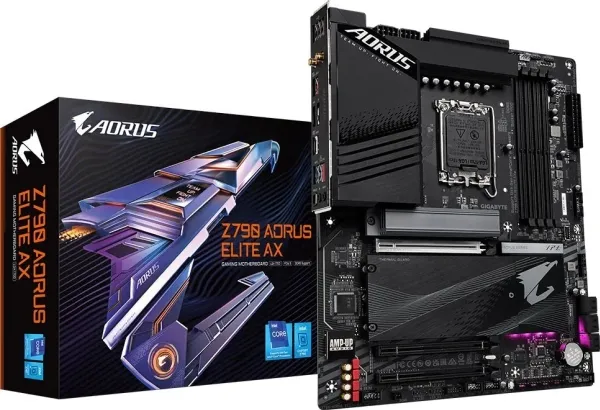 Gigabyte - Bundkort - LGA1700 sokkel - Z790 Chipset - onboard grafik (CPU påkrævet) - HD Audio (8-kanaler)