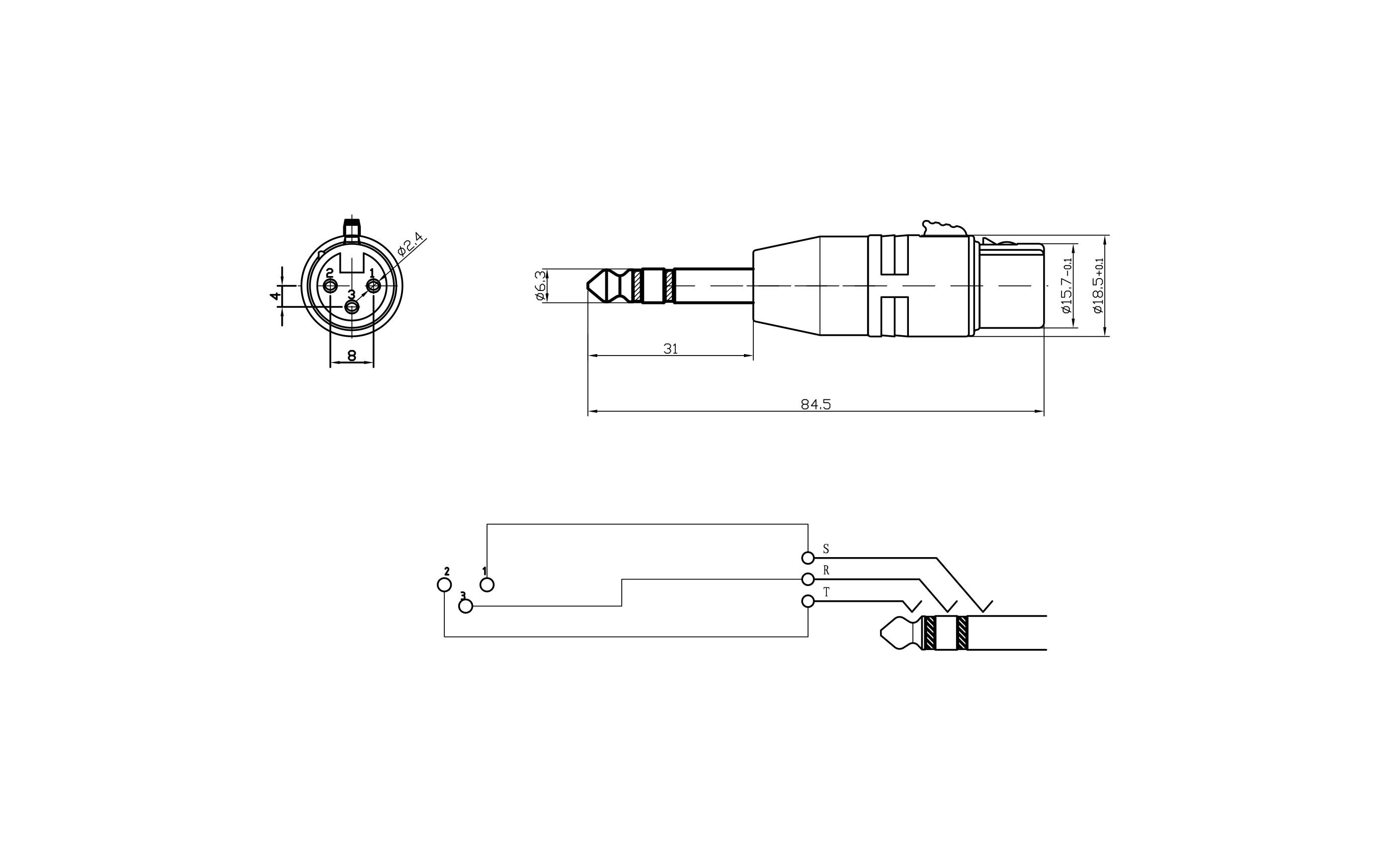 Audio-Adapter BA1101 XLR 3 Pole female - Klinke 6,3 mm maleHochwertiger und robuster Bemero Audio-Adapter