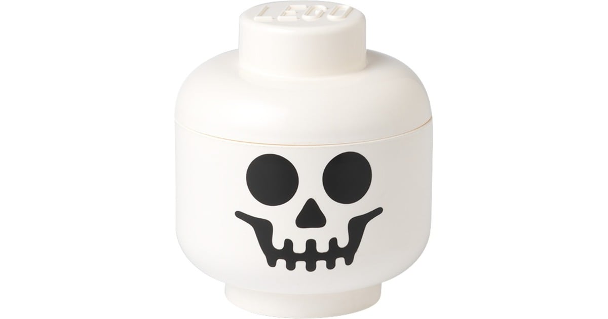 Room CopenhagenLEGO Storage Head Skelet, klein opbergdoos  (Wit/zwart)