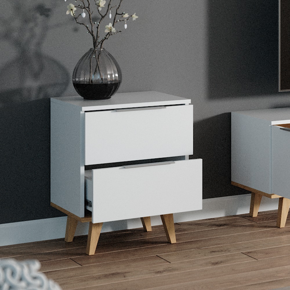 VICCO Kommode Nautica Sideboard weiß Eiche Anrichte Schrank Naschtschrank Skandi