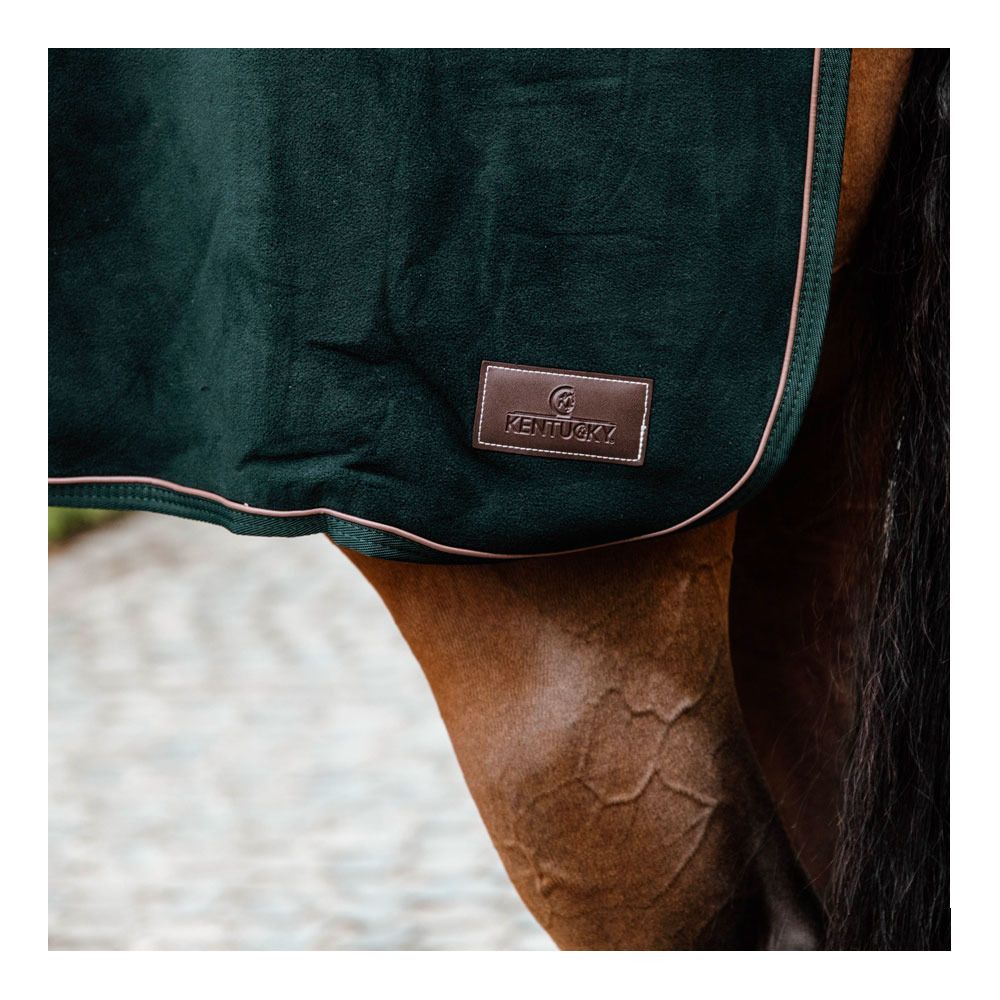 Kentucky HEAVY FLEECE - Couvre-reins pine green