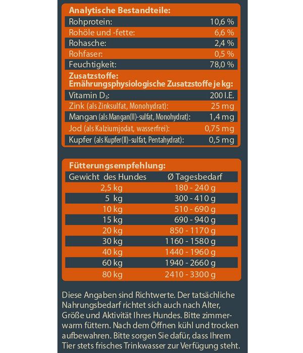 Dehner Wild Nature Nassfutter für Hunde