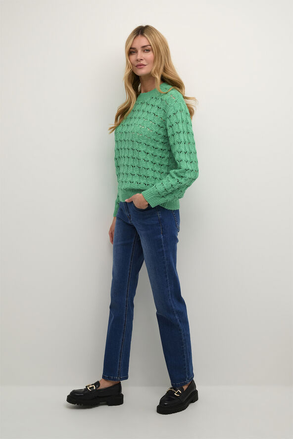 Kaffe KAelena Knit Pullover Gumdrop green