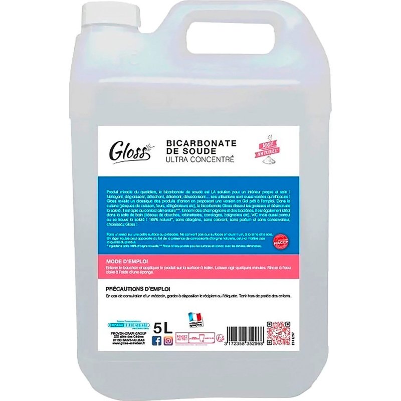 Bicarbonate de Soude Spado - Bidon de 5 L