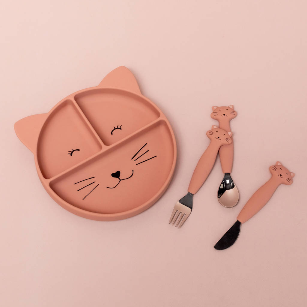 kinderbestek Mrs. Cat zalmroze