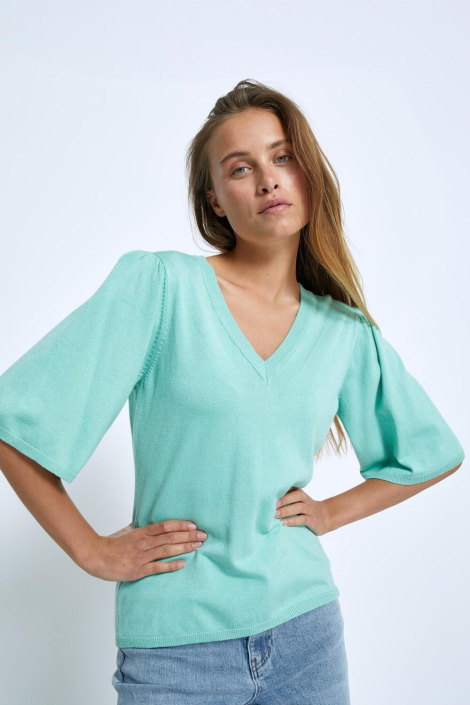 Peppercorn groene dames trui