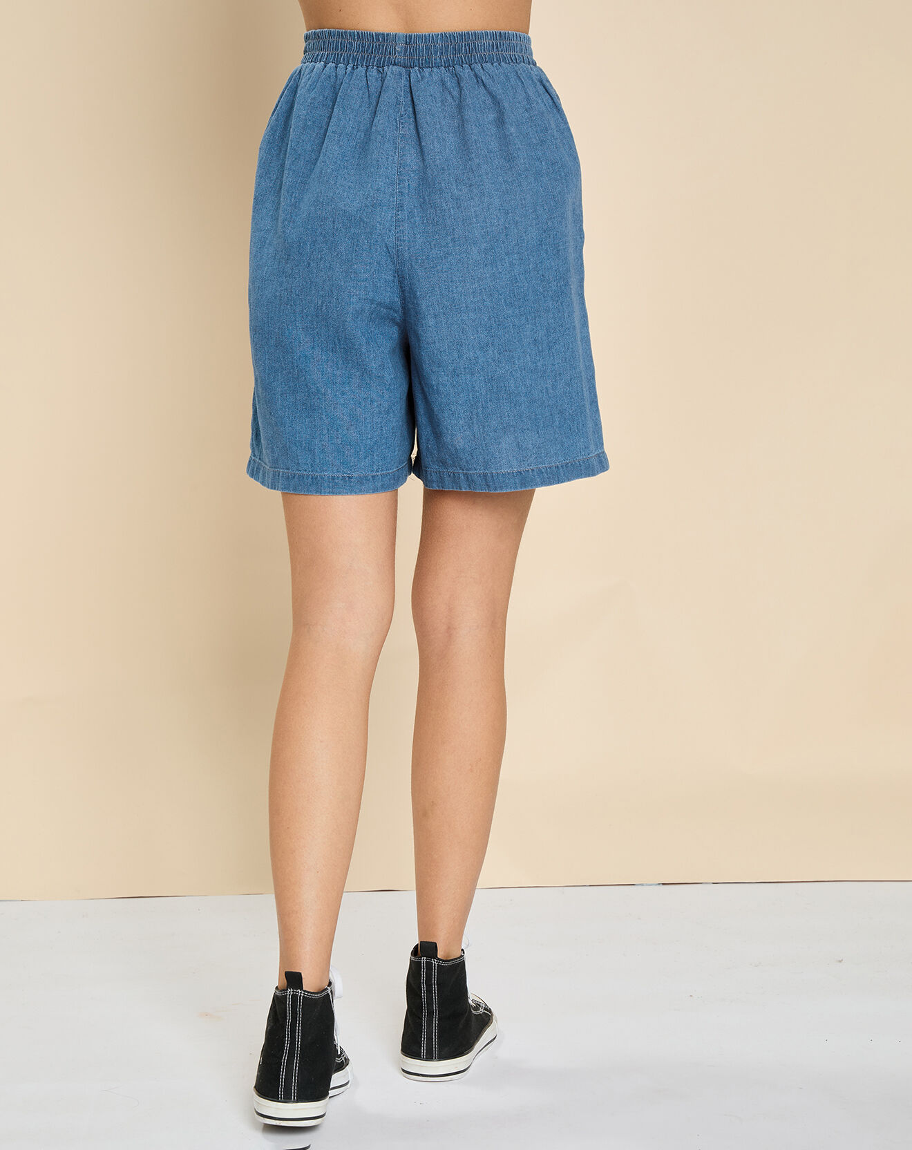Harris Wilson Short en Lin & Coton Eymilio denim