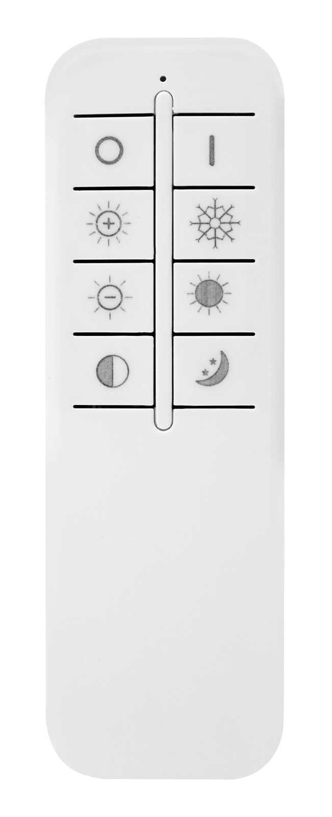 LED-Deckenleuchte - weiß-schwarz - 45 cm