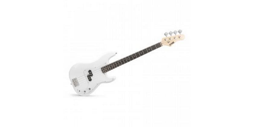 MAX E-Bass GigKit Weiss Bass Gitarrenset