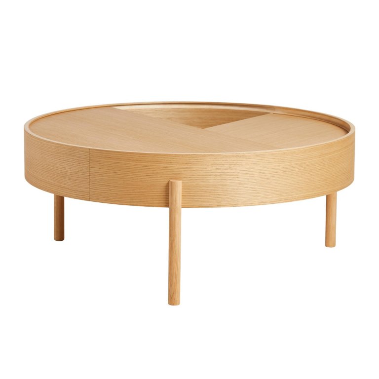 Woud Arc salontafel 89 oiled oak