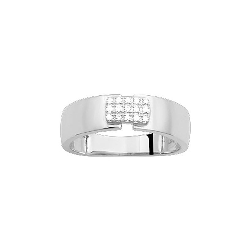 Bague Femme - Or 18 Carats - Diamant 0,07 Carats