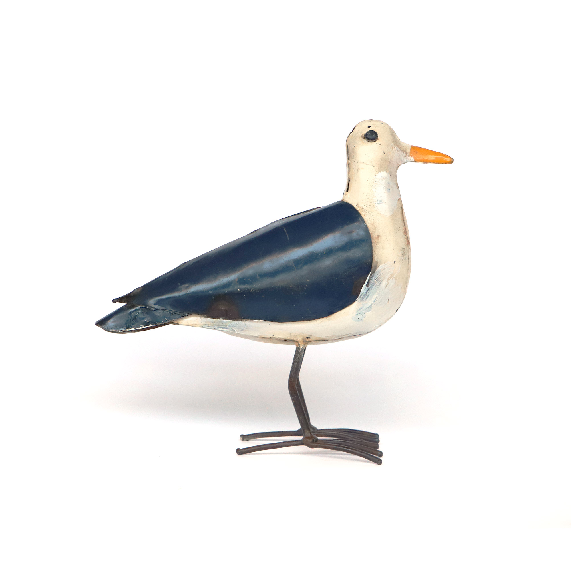 Metallfigur 'Möwe', B 25 cm, L 9 cm, H 23 cm von fischer's lagerhaus
