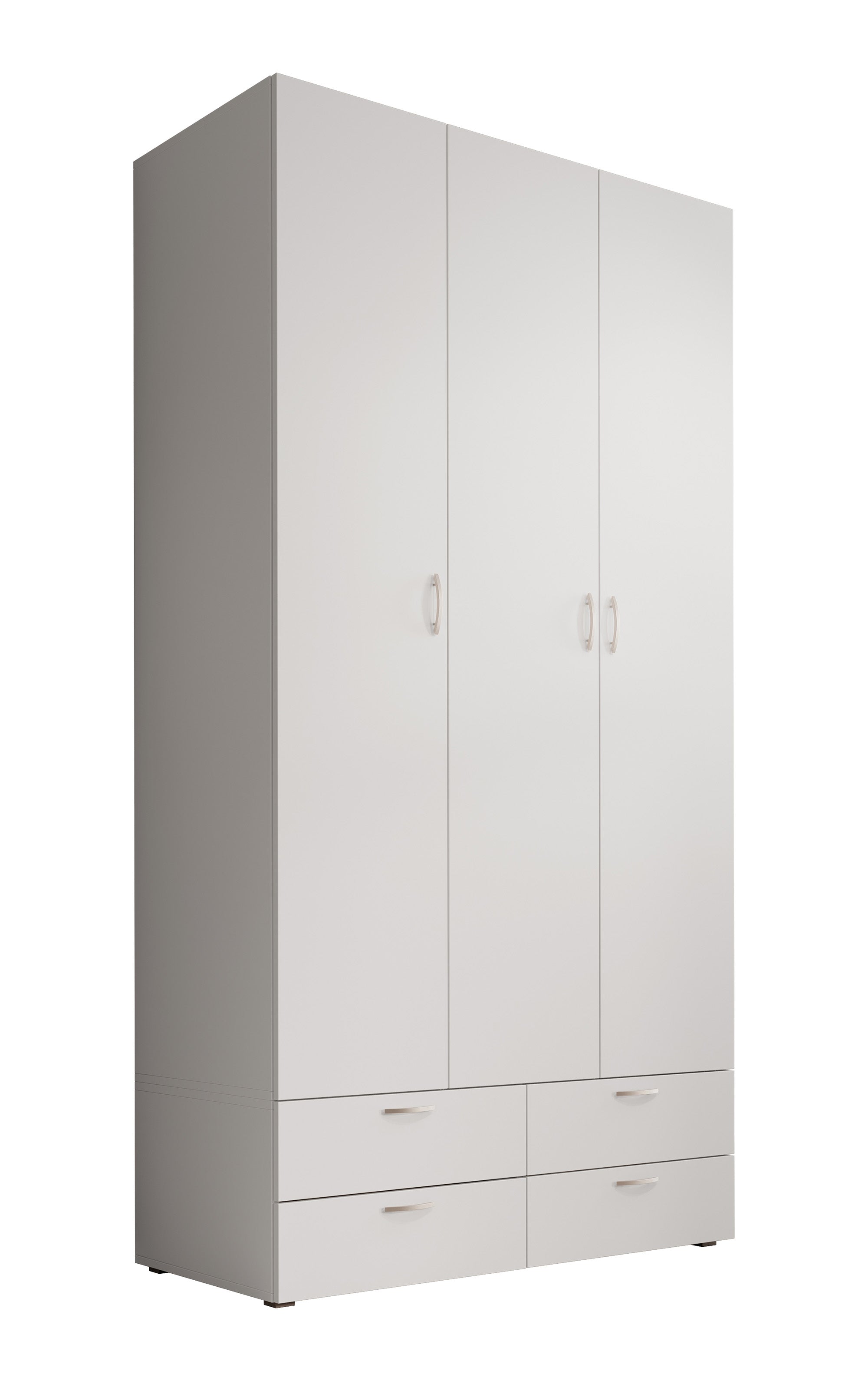 Bernd - Kledingkast - Wit - 111x52x214 cm