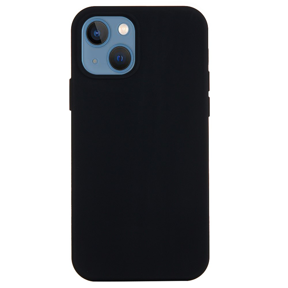 iPhone 15 Silikon Case Hülle - Schwarz