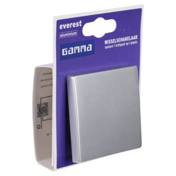 GAMMA Everest Wisselschakelaar Aluminium