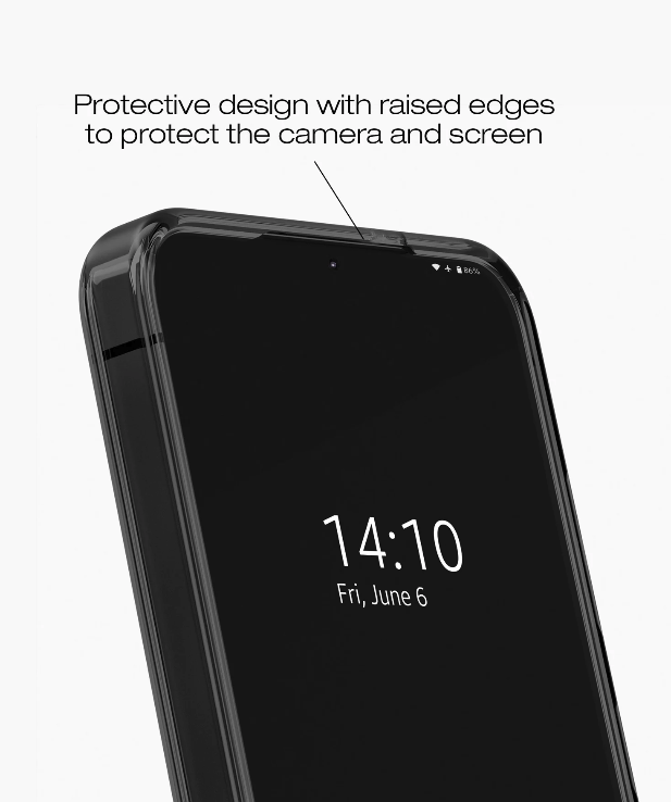Samsung Galaxy S25 Hardcase Hülle Clear Case Designer MagSafe-Modul (IDCLCMS-S25-470) - Tinted Black