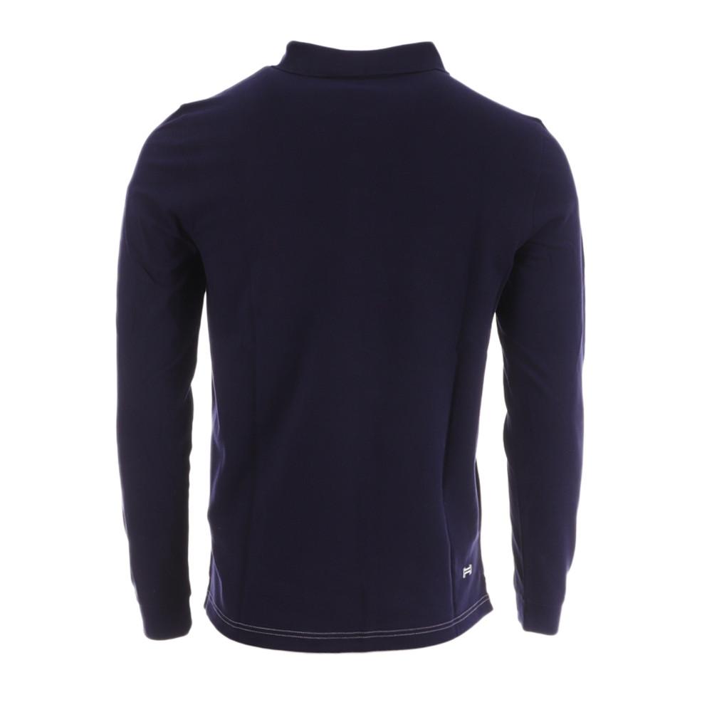 Hungaria Polo Manches Longues Marine Homme Hungaria Merapi