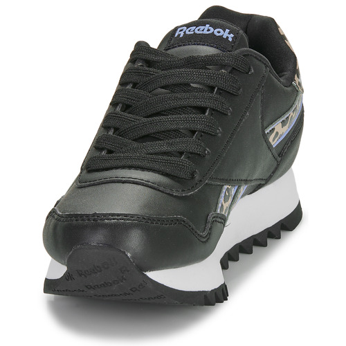 Reebok Classic - REEBOK ROYAL CL JOG PLATFORM - Noir / Léopard