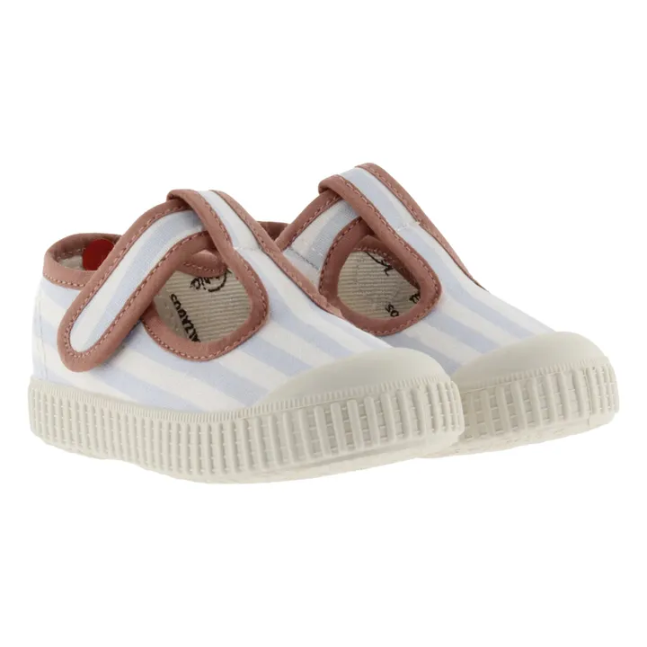 Victoria Baskets Scratchs Sandalia Tira Lona Rayures | Bleu