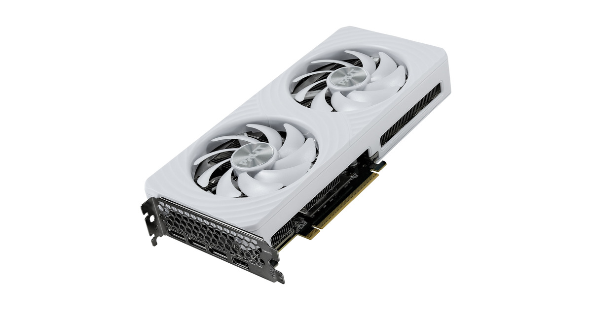 PalitGeForce RTX 5060 Ti OC WHITE 8GB grafische kaart  (Wit, DLSS 4, 3x DisplayPort, 1x HDMI 2.1)