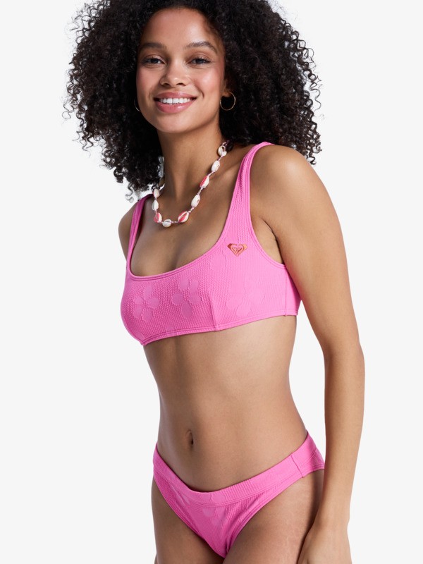 Roxy Paradise Bralette Haut de bikini bralette Rose Femme