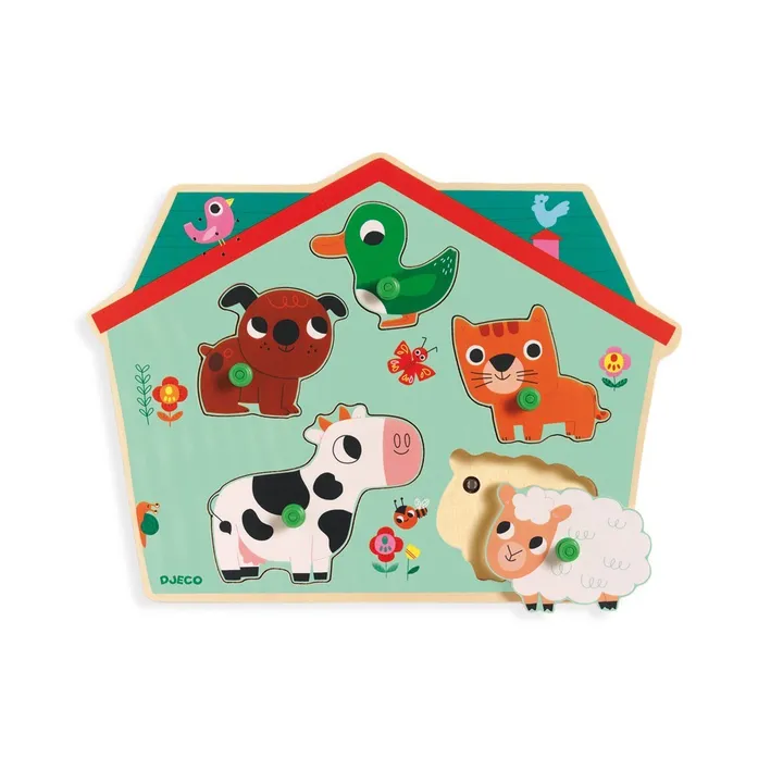 Djeco Puzzle sonore Ouaf Woof