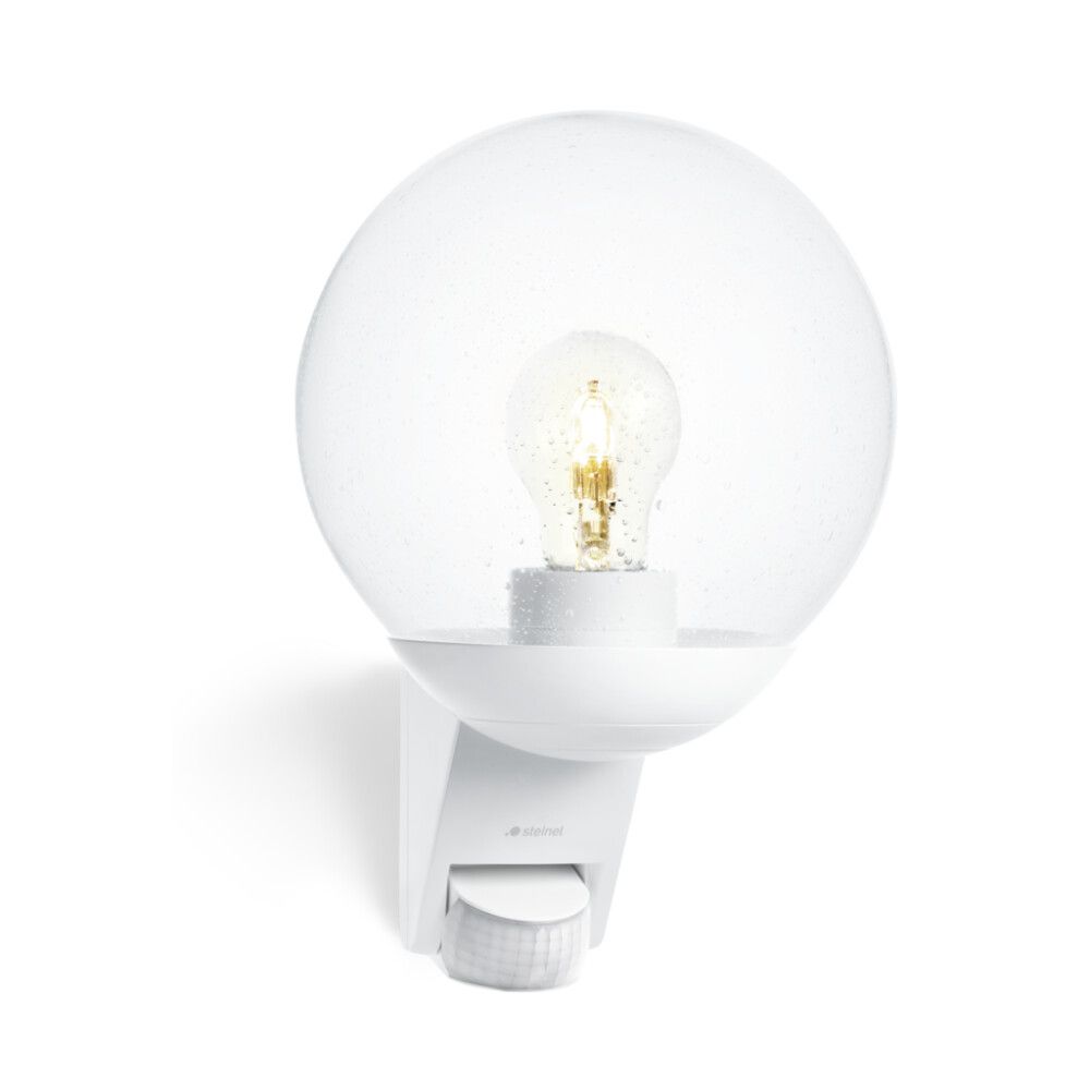 VEGGLAMPE STEINEL MED SENSOR L585 HVIT