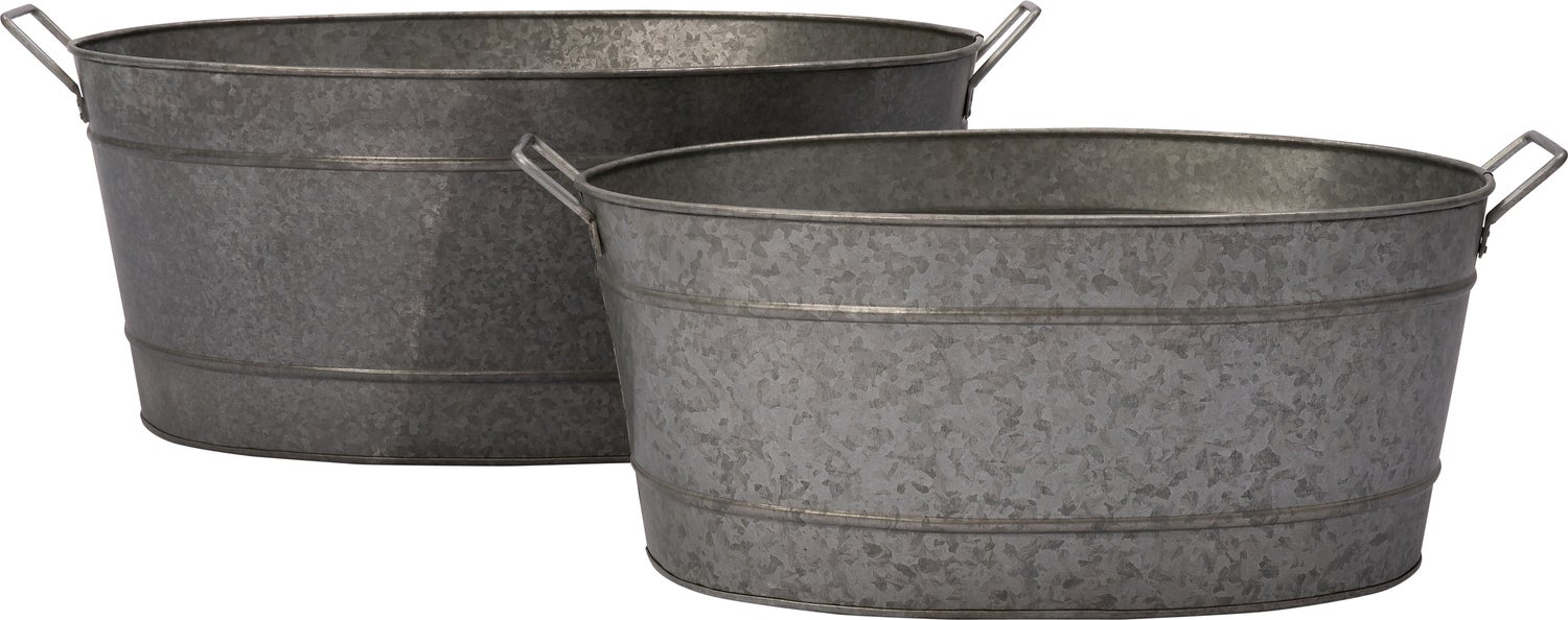 Intratuin plantenteil Vivi zink 53 x 37 x 23 cm
