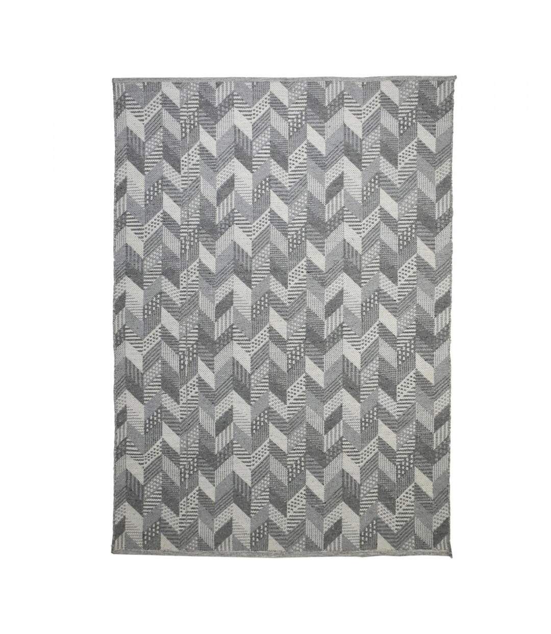 Tapis salon GEOGREY en coton Fait main Care&Fair Exclusivité BAË DÉCO