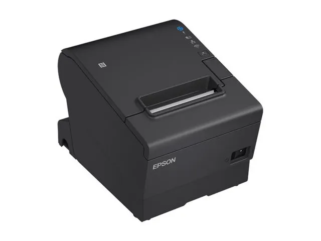 Epson TM T88VII (132) - Kvitteringsprinter - termisk linje - Rulle (7,95 cm) - 180 x 180 dpi - op til 500 mm/sek. - USB 2.0, USB 2.0 vært, LAN, PoweredUSB - skærer - sort