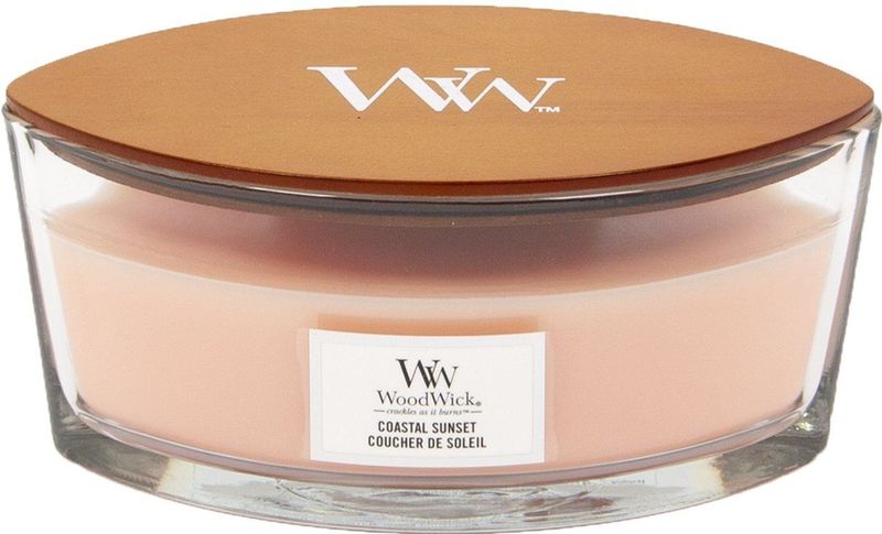 WoodWick - Ellipse - Geurkaars - Coastal Sunset - Brandduur tot 50 Uur