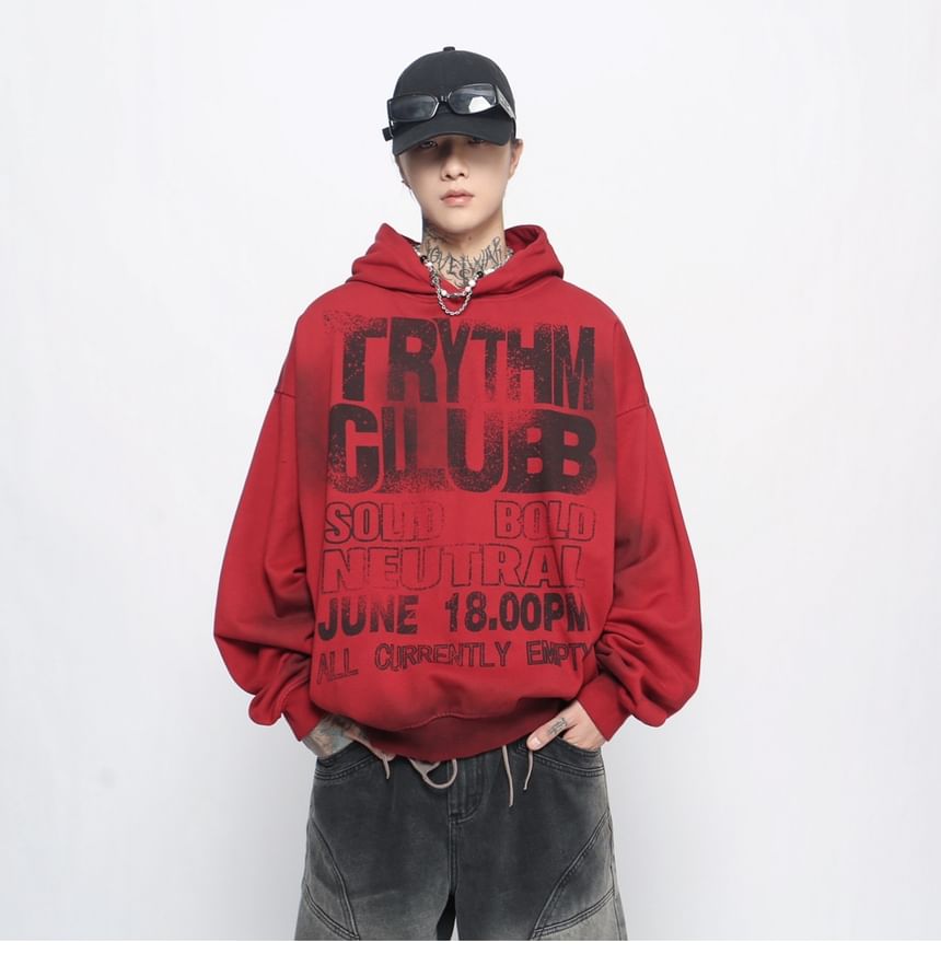Derbundy - Oversized hoodie met letters