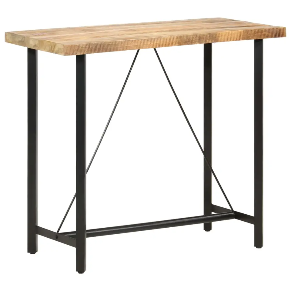 vidaXL - Bartafel - Bruin - Hout - 120 x 58 x 107 cm